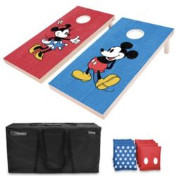 Disney Mickey & Minnie 4' x 2' Regulation Size Cornhole Set