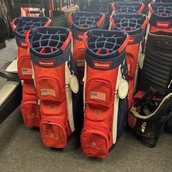 Taylormade USA Flag Exclusive Pelican Hill Golf Cart Bags 