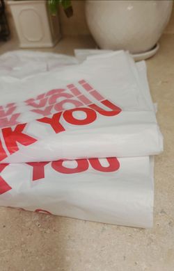 Pack of 200 plastic bags tamaño Market