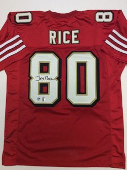 Jerry Rice AUTOGRAPHED 49ers Jersey w/COA