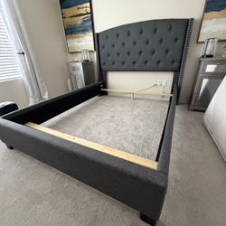 New Queen Bed (Tufted)