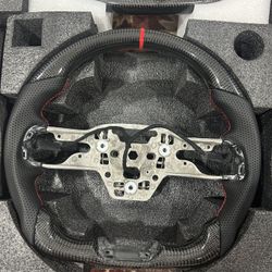 Mustang HEATED Carbon Fiber Steering Wheel 24+