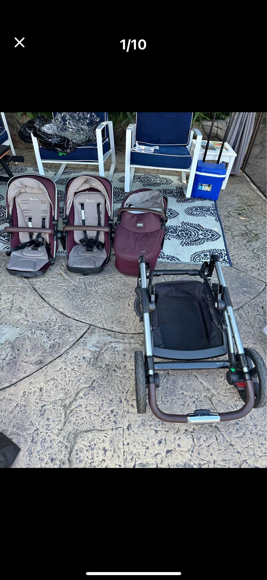 Silver Cross Wave Double Stroller