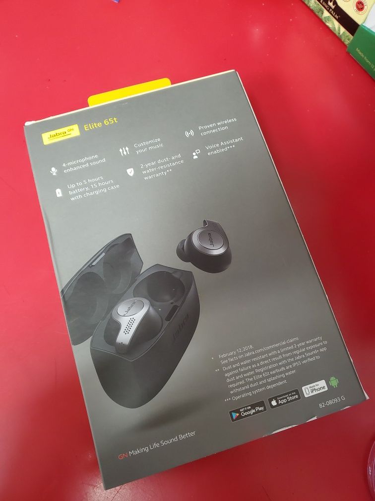 Jabra - Elite 65t True Wireless Earbud Headphones ( still sealed)