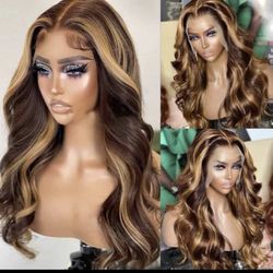Highlight 30” Ombre 13x4 HD Lace Front Human Hair Wig