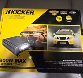 Kicker CXA400.1 400W RMS CX-Series Amplifier -factory sealed
