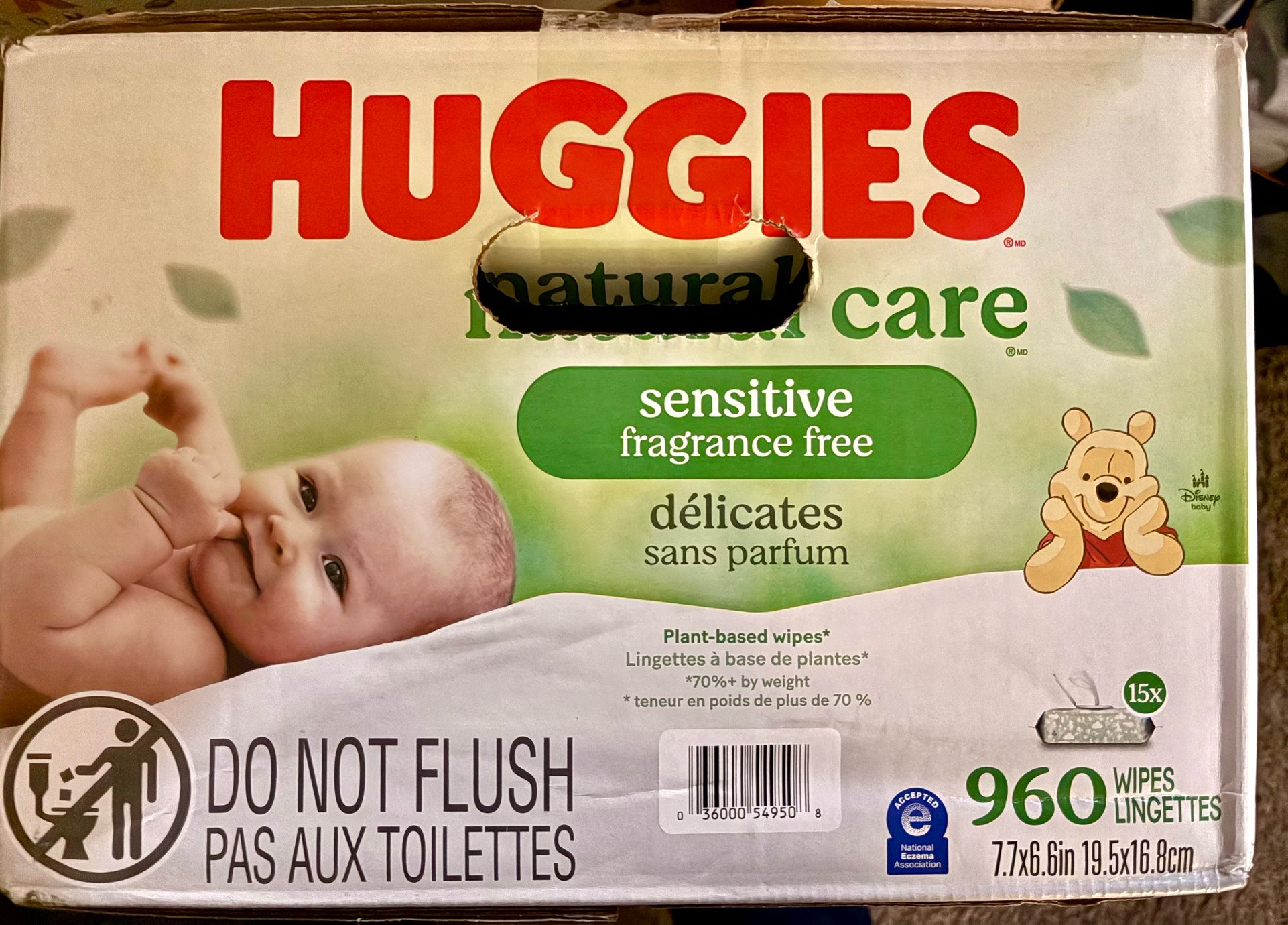 Huggies Wipes -Natural Care 960 
