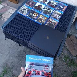 72 edition 2021 PS4 Playstation 4 Pro Slim 1TB with 12 Great Games. 1 Army controller $450! Any combo. Cash & trade welcome