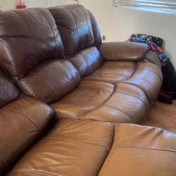 Leather couch