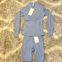 LULULEMON SET (gold zipper)