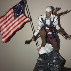 Assassin’s Creed III Statue Limited Edition Connor Kenway Flag