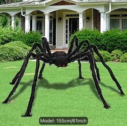 Giant Halloween Spider Decoration 61 Inch
