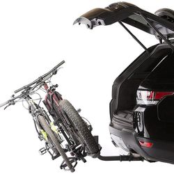 (Brand New) $109 (KAC) 2-Bicycle Rack for Car, SUV, Hatchback Mount for 2” Anti-Wobble Hitch, Heavy Duty Bike Carrier