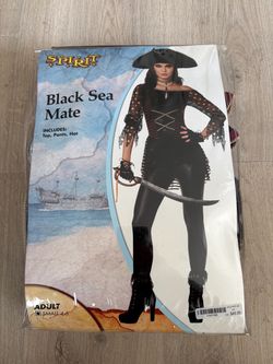 Spirit Black Sea Mate Pirate Costume Adult Small