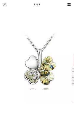 Fashion women hearts crystal rhinestone silver chain pendant necklace hot