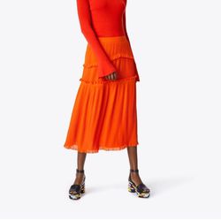 Tory Burch -Spicy Orange Skirt