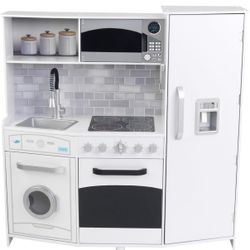 🎄 Like New Kids Play Kitchen – Perfect Christmas Gift! 🎁