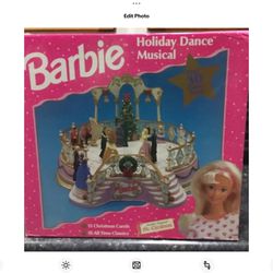 Vintage Mr. Christmas Barbie Holiday Dance Musical 1995