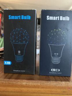 2 brandnew smartphone control bulb