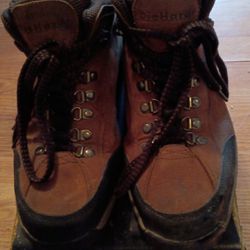 DIE - HARD  brown canvas steel toe boots
