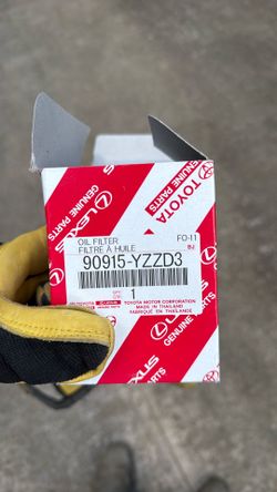 Toyota oil filter. 90915