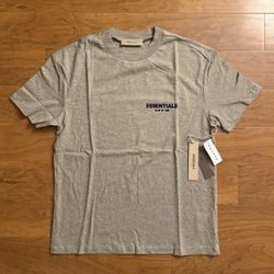 Essentials t-shirt “dark oatmeal” sizes S & M