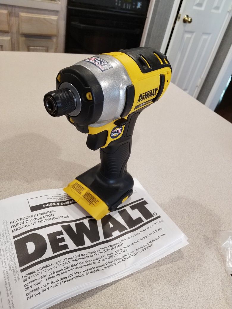 Dewalt Impact Driver Dewalt Dcf883 User Manual DeWalt DCF880