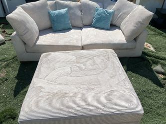 Couch With Ottoman