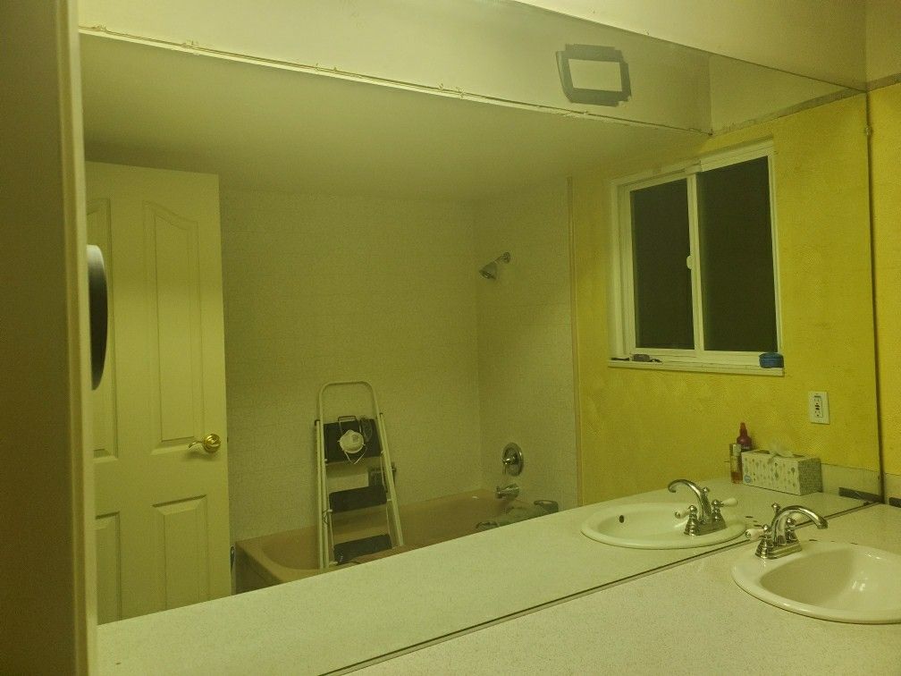 Wall mirror 92" x 52"