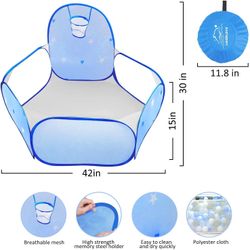 Kid Ball Pit with Basketball Hoop 4ft/120cm