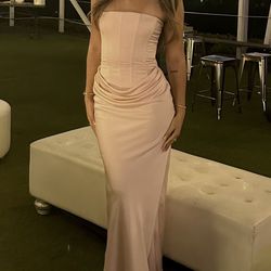 Baby Pink Maxi Dress