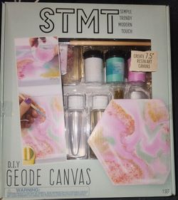 DiY Geode Canvas ART 