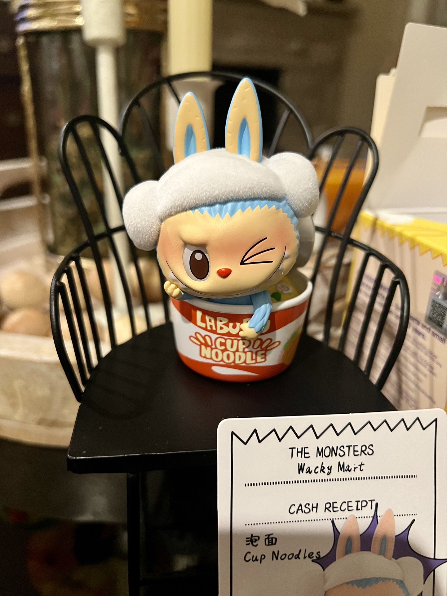 Pop mart The monsters wacky Mart Cup Noodles figurine