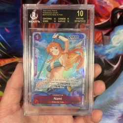 One Piece BGS 10 Black Label Nami PRE ERRATA *BETA* Romance Dawn