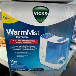 New Vicks Warm Mist Humidifier