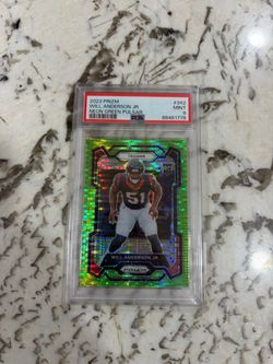 2023 Prizm Will Anderson Jr. Neon Green Pulsar RC PSA 9
