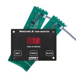 RV or Marine Black Tank, Freshwater Tank, & Battery Voltage Monitor & Display - NEW