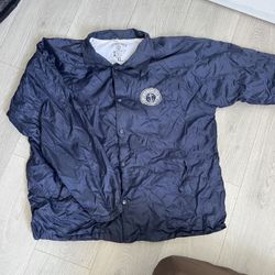 Navy Blue Captain Fin Windbreaker 