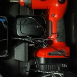 Black & Decker 12v XD1200 Cordless  Driver Tool + Battery + Charger.