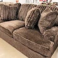 Corduroy Sofa and Loveseat Set