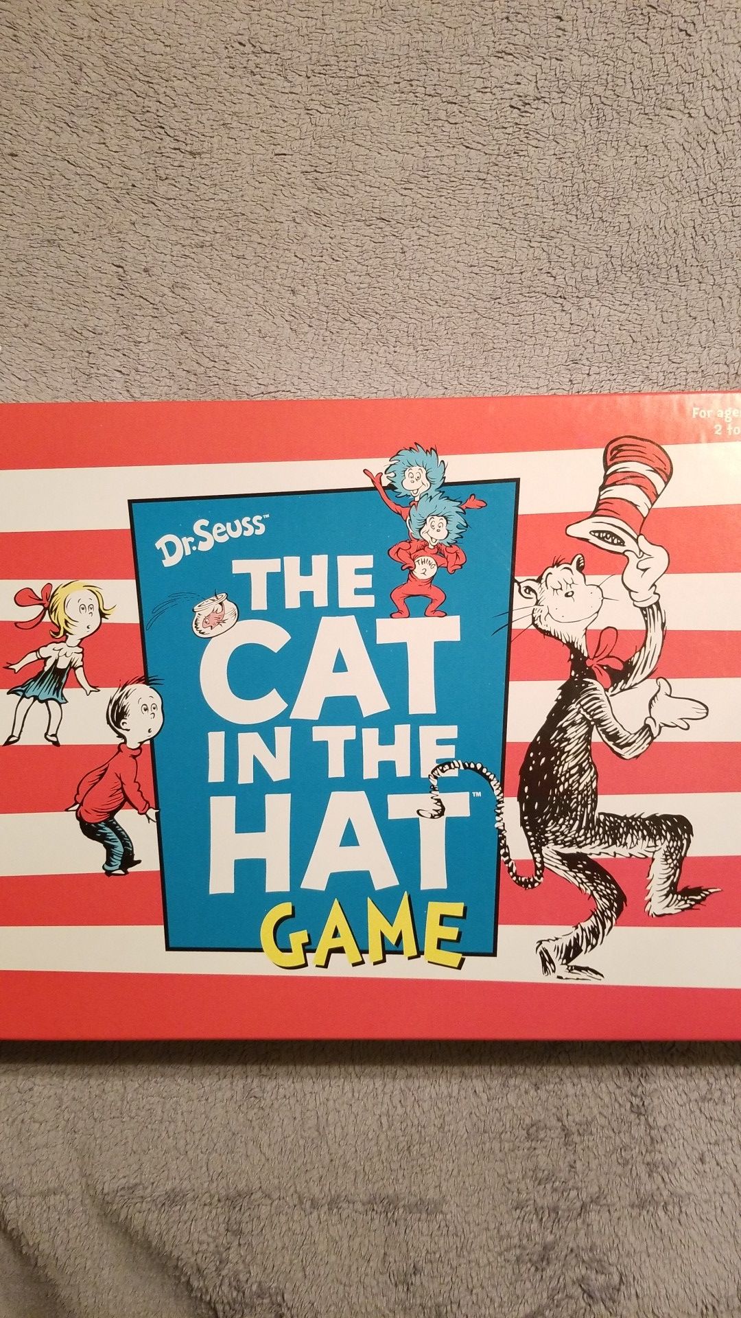 Dr. Suess, The Cat in the Hat Board Game, 2 to 4 Players, Ages 4 and Up