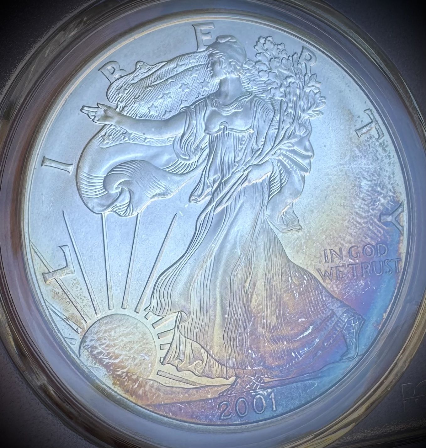 2001 PCGS/MS68 American Silver Eagle