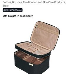 Brand New Large Double Layer Travel Make Up Bag