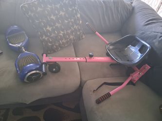 Bluetooth hover board plus attachment