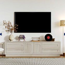 💥New In Box! 🩶 Gray' Modern/Contemporary TV Cabinet - Gray, 66.9 Inch