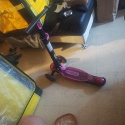 Glider XL  Deluxe  Pink Trim Red Body