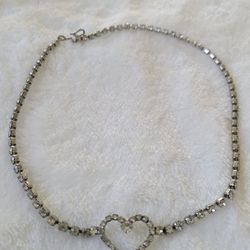 Vintage Heart Choker