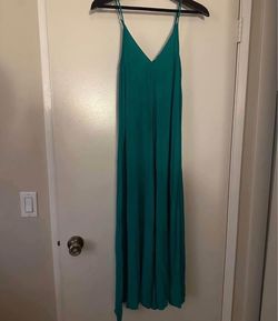 Zara Blue-Green Maxi Dress