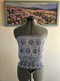 Tube top blouse