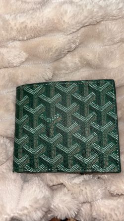 GOYARD WALLET ; green